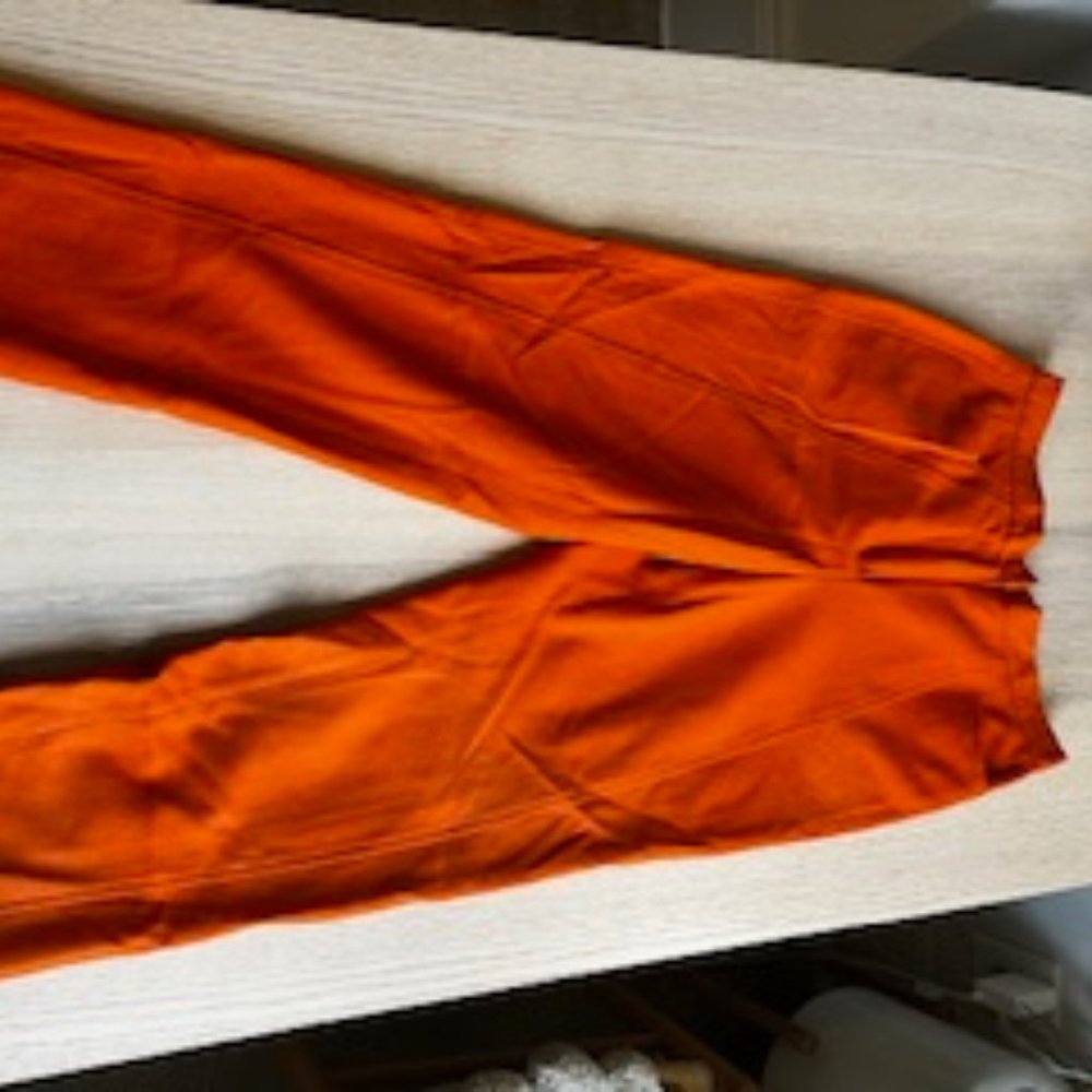 VINTAGE Harve Benard orange wool trousers 12